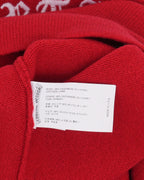 Cross Patch Cashmere Blend Hooded Sweater