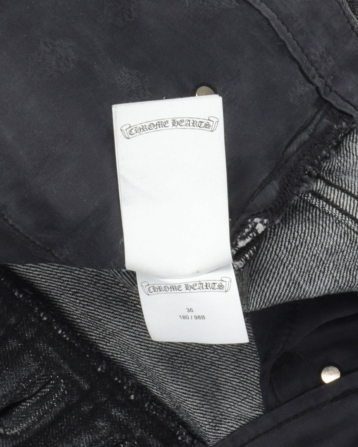 Multicolor Cross Patch Jeans