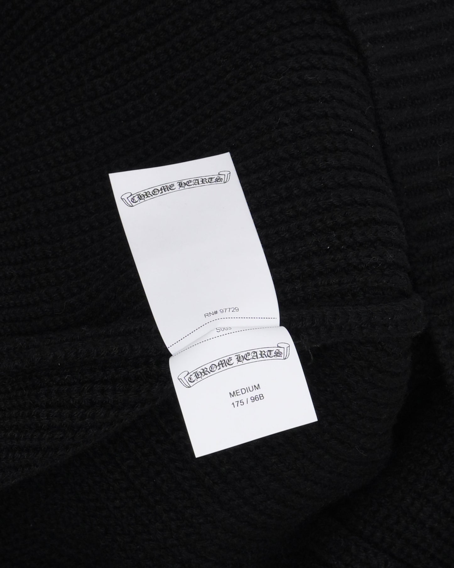 Cross Patch Cashmere Quarter Zip Sweater