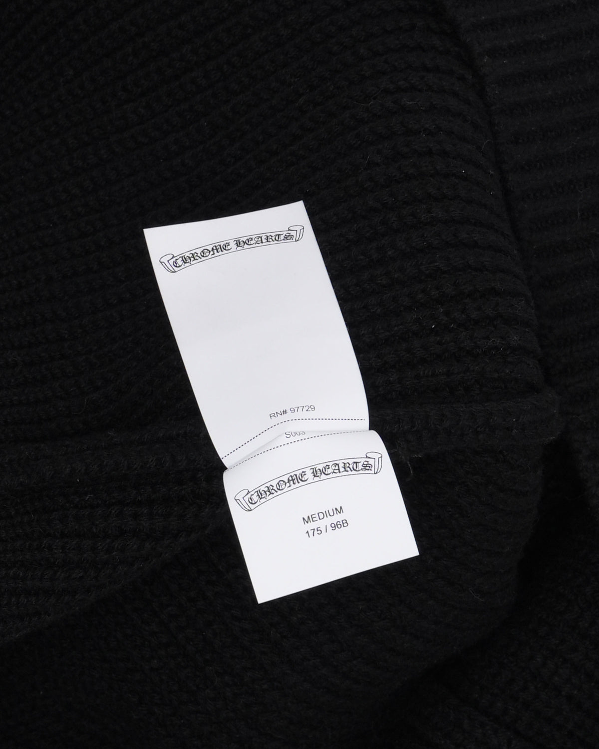Cross Patch Cashmere Quarter Zip Sweater
