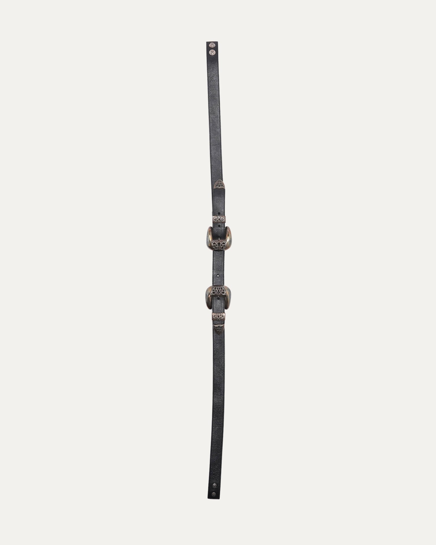 Double Buckle 3 Piece Belt
