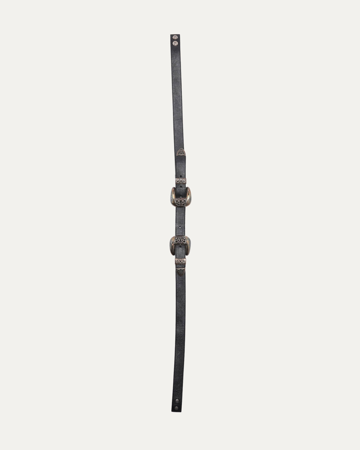 Double Buckle 3 Piece Belt