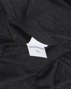 Silk Blend Cross Patch Long Sleeve Raglan T-Shirt