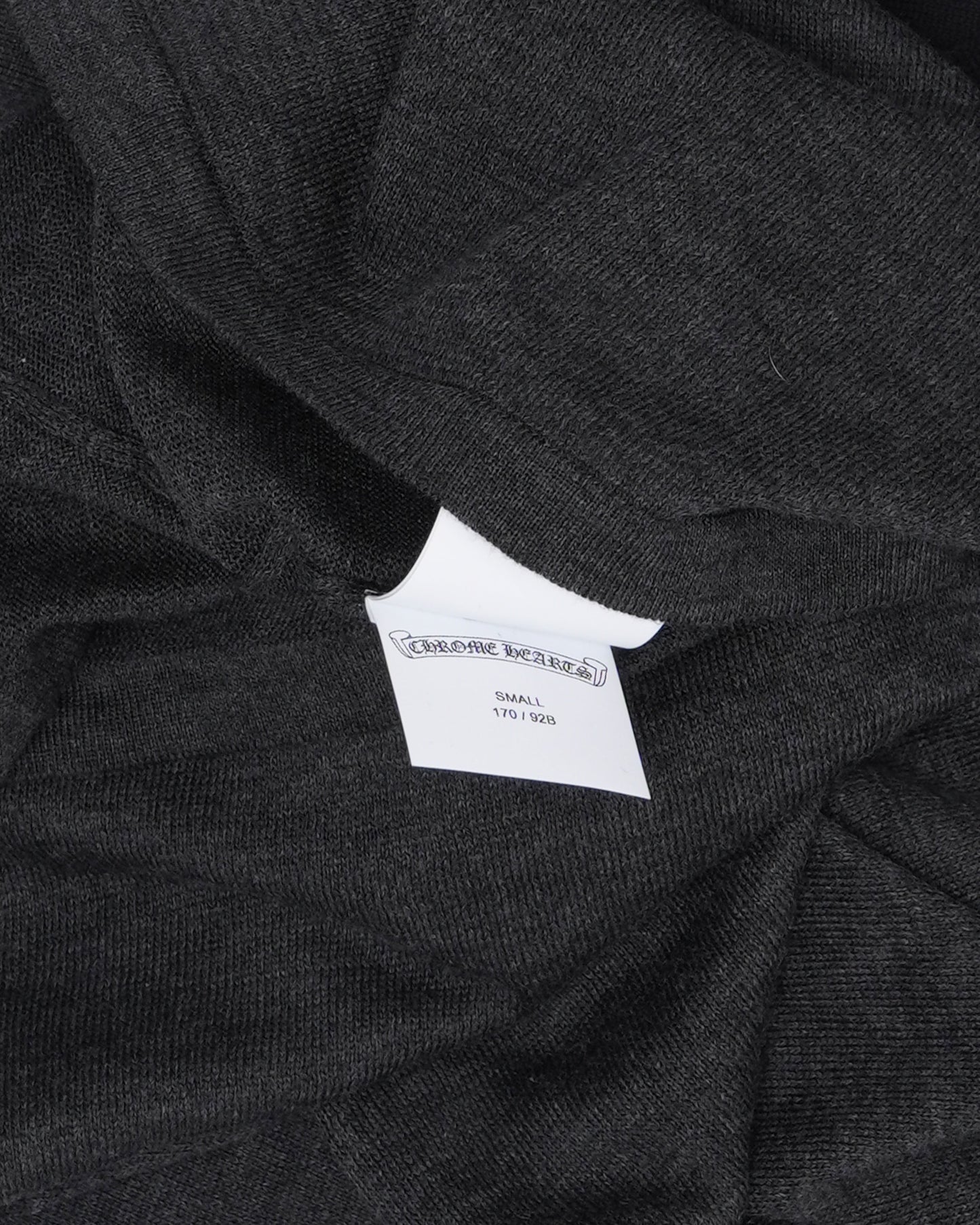 Silk Blend Cross Patch Long Sleeve Raglan T-Shirt