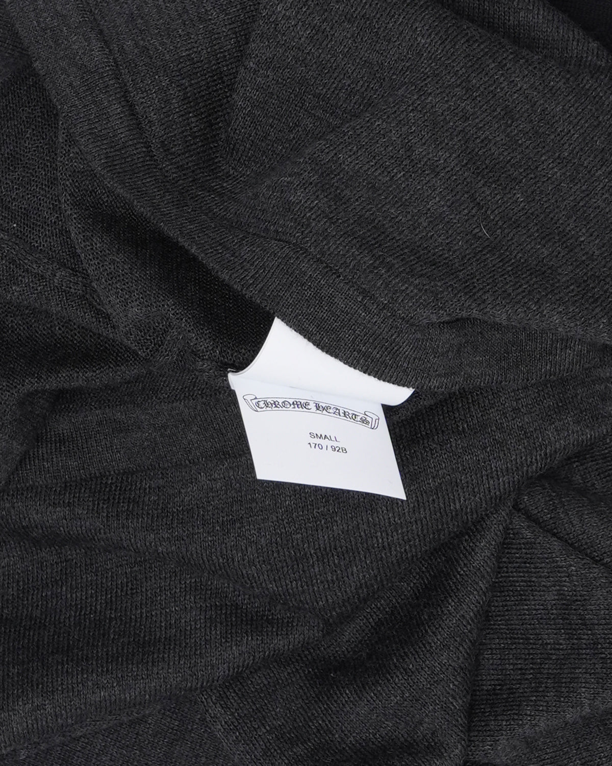 Silk Blend Cross Patch Long Sleeve Raglan T-Shirt