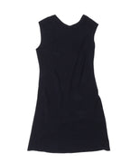 Backless Ribbed Knit Midi Dress