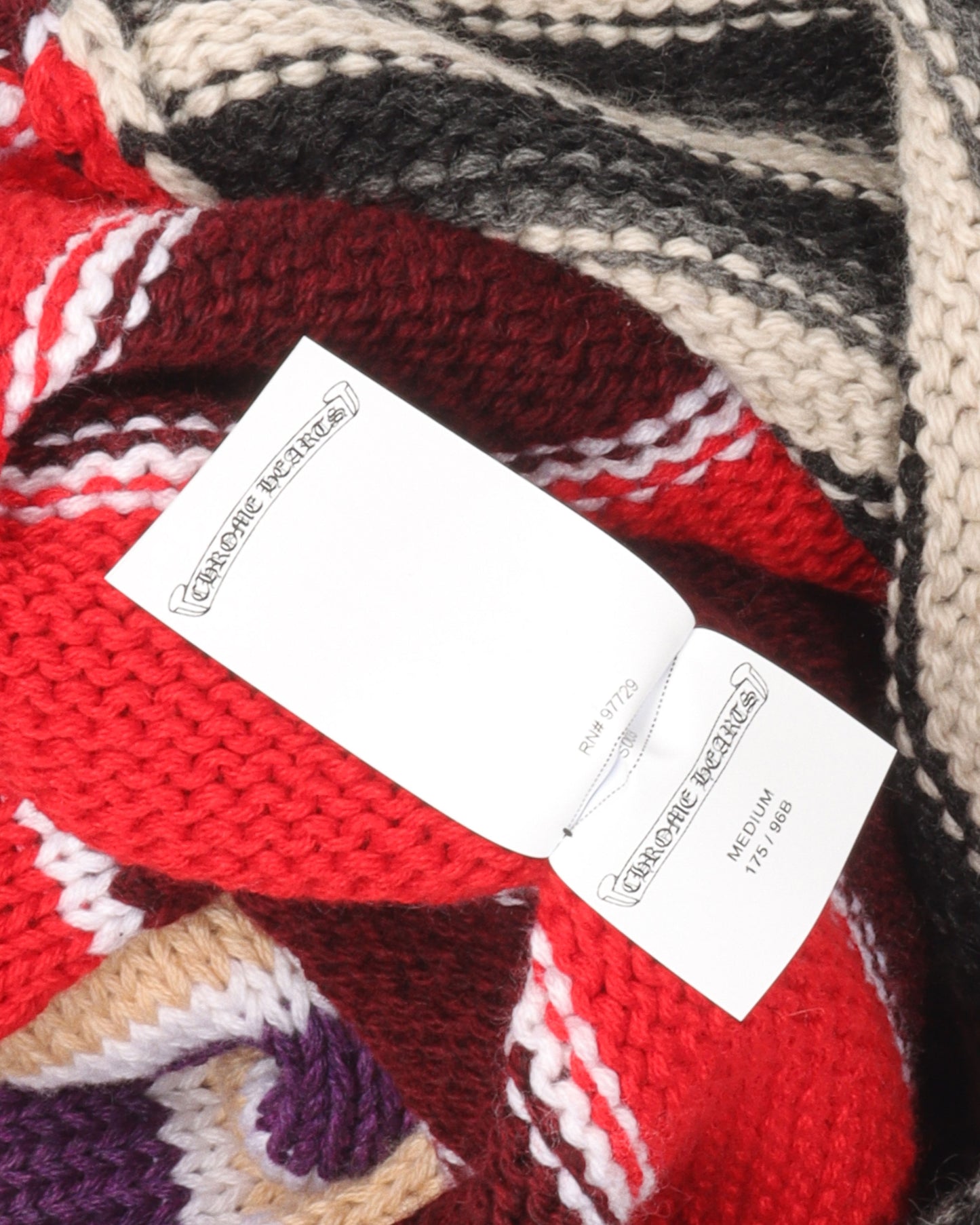 Cashmere Cross Patch Cropped Sweater