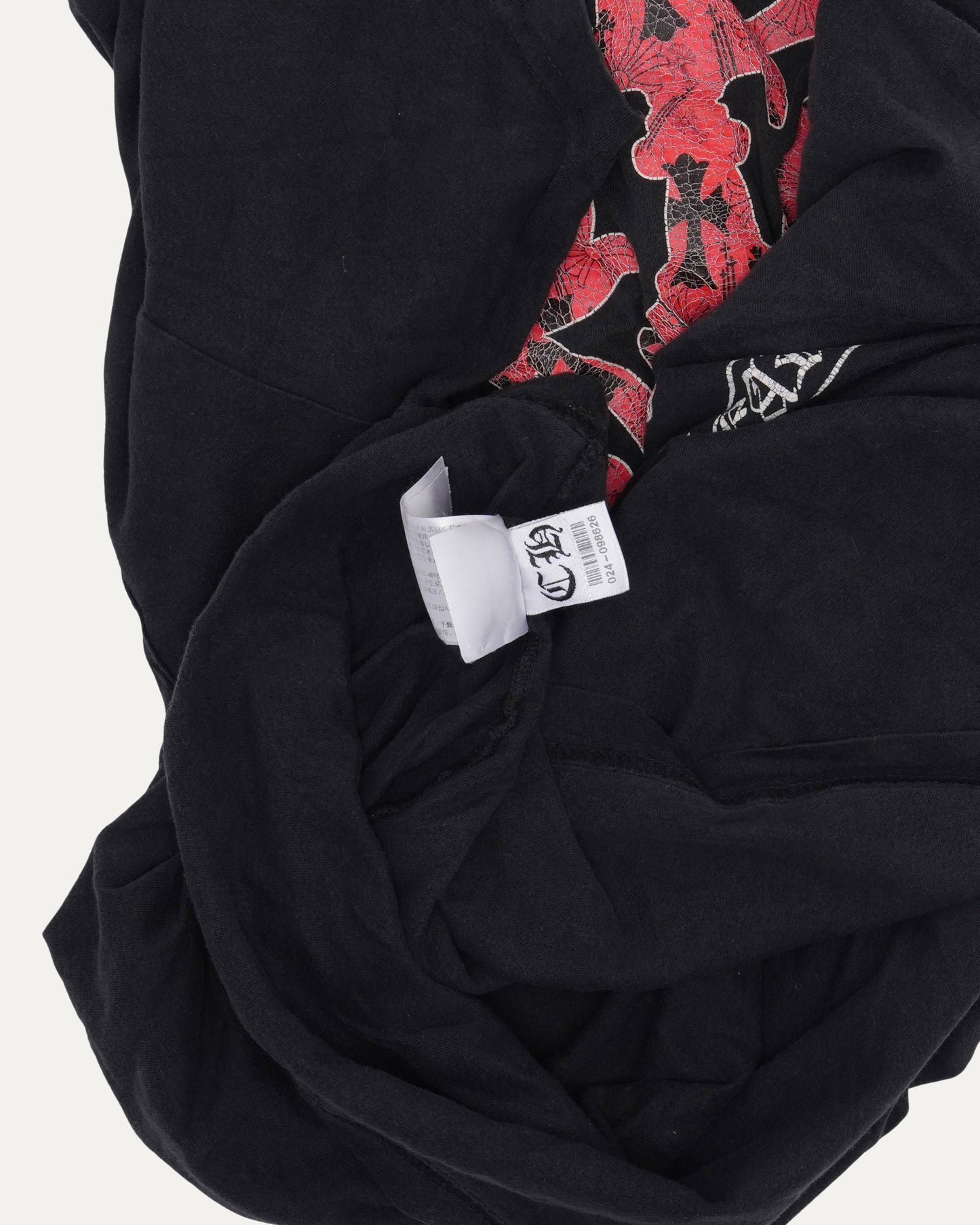 Stencil Vine Dagger Pocket T-Shirt