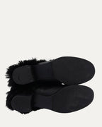 Leather and Shearling Boots