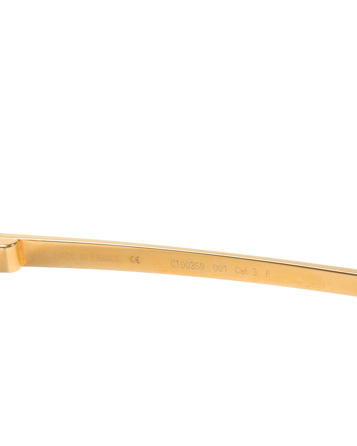 Gold Frame Aviator Sunglasses