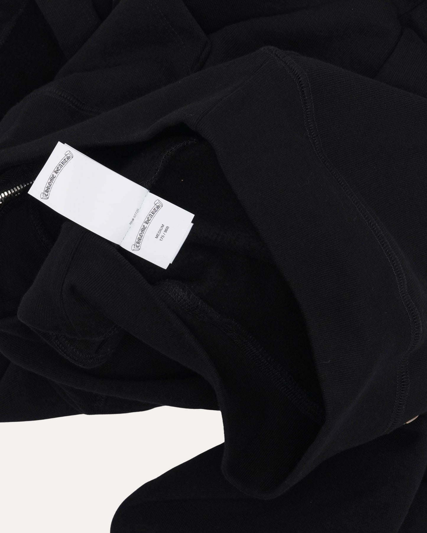 Paper Jam Cemetery Cross Patch Zip Up Hoodie