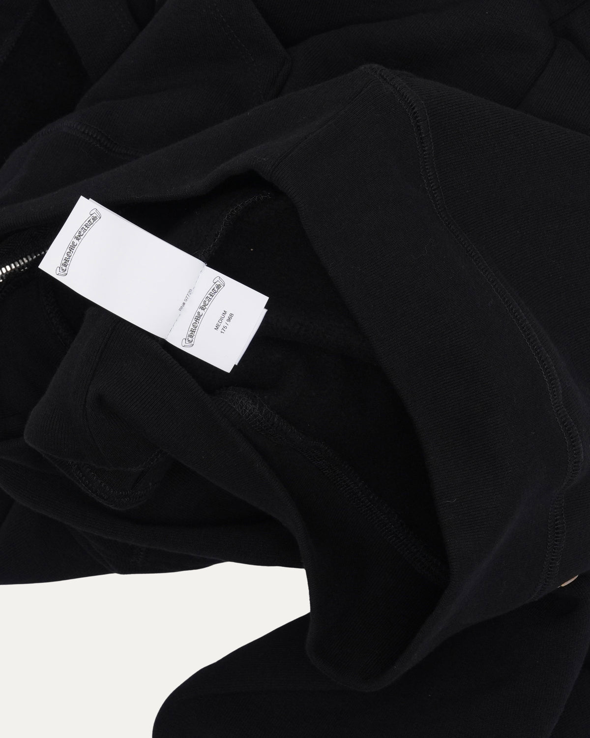Paper Jam Cemetery Cross Patch Zip Up Hoodie