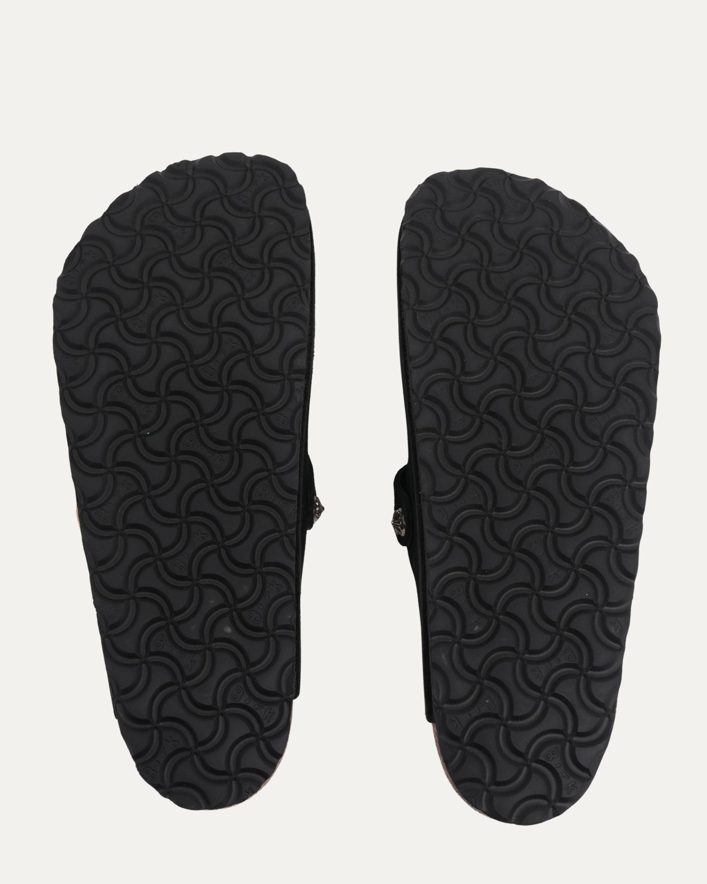 Dagger Embellished Birkenstock Boston Suede Mule