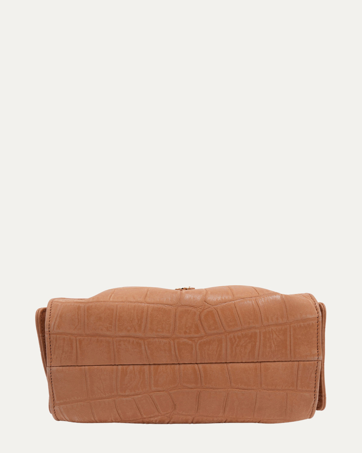 Crocodile Embossed Suede Mini 25 Hobo Bag