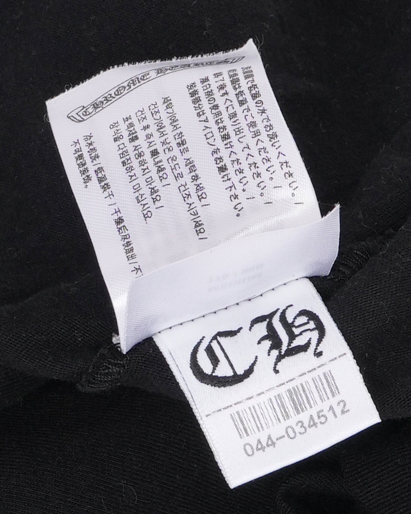 Neck Logo Long Sleeve Pocket T-Shirt