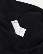 Cross Patch Cashmere Hooded Sweater