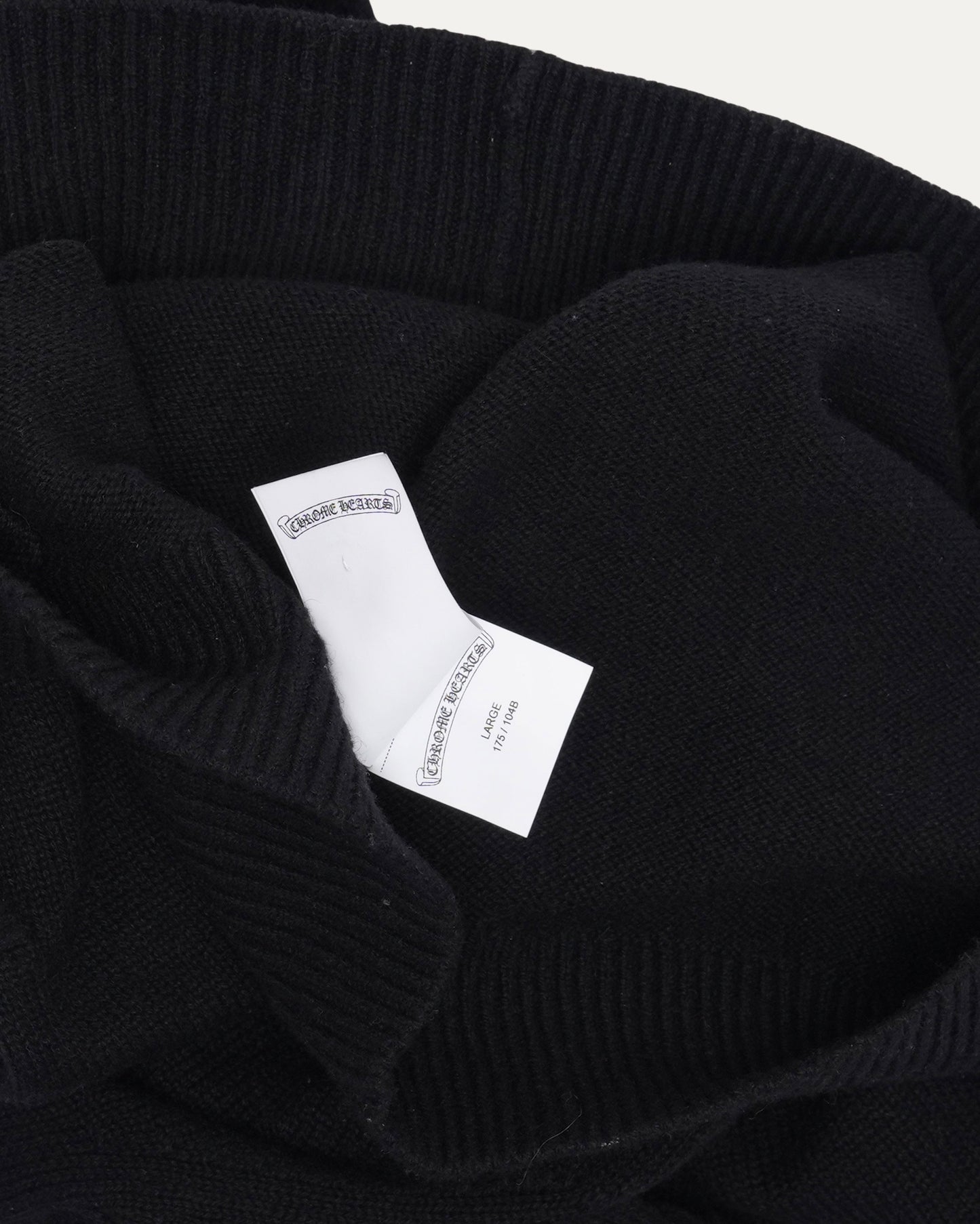 Cross Patch Cashmere Hooded Sweater