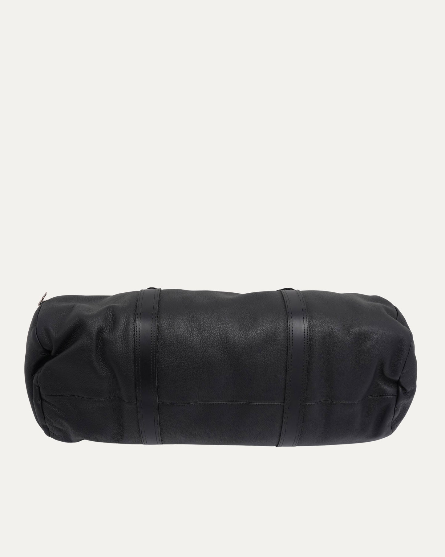 Leather Cross Patch Duffle Bag