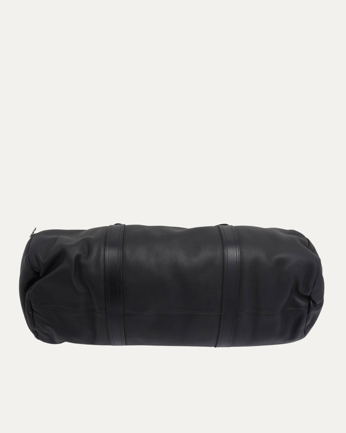 Leather Cross Patch Duffle Bag