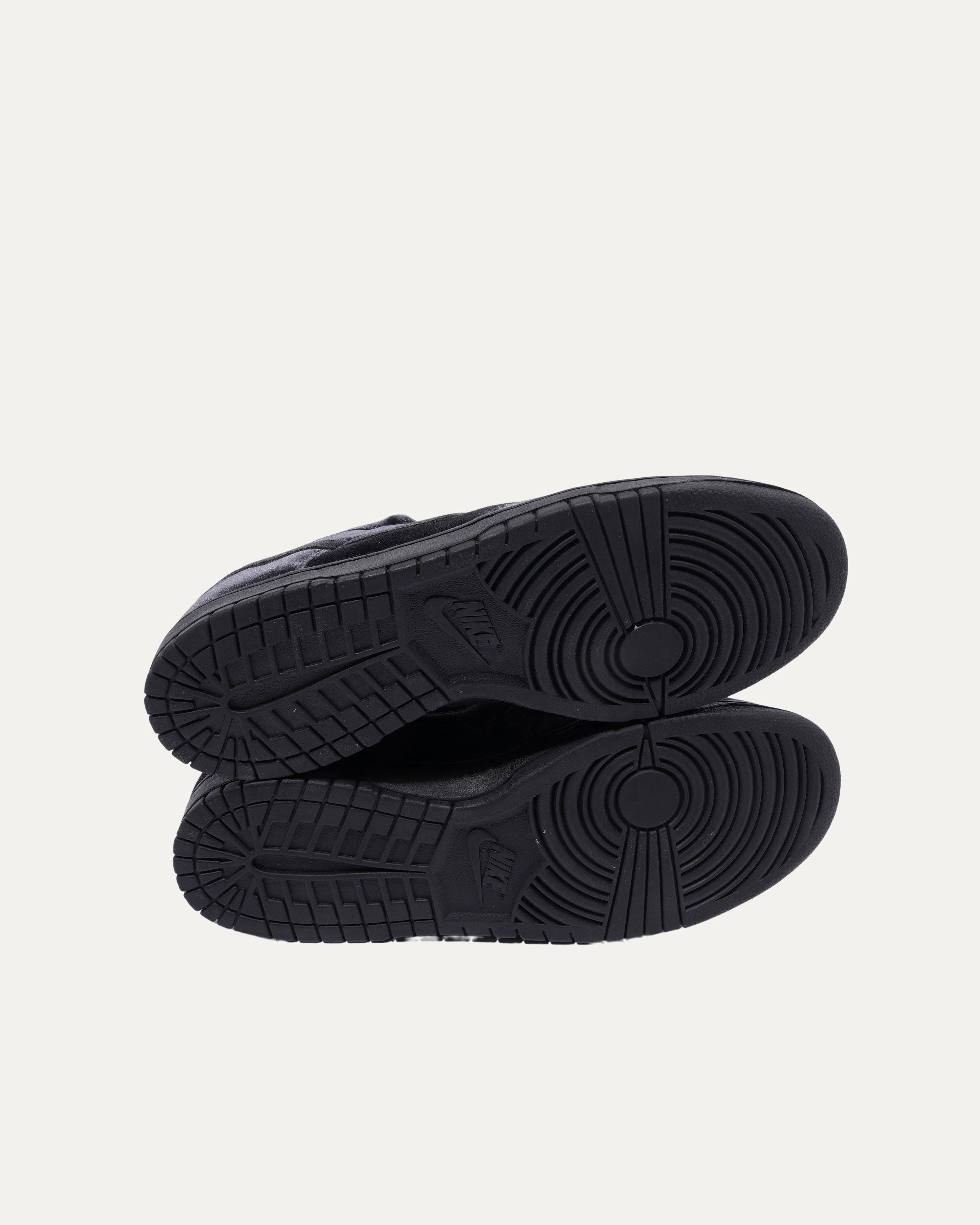 Dover Street Market Dunk Low "Triple Black Velvet" Sneakers