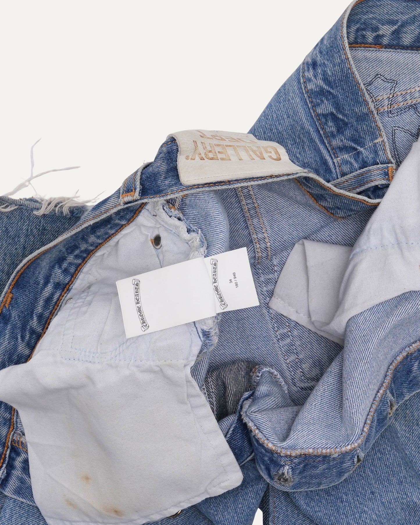 Levi's 501 Gallery Dept. Flared Cross Patch Jeans