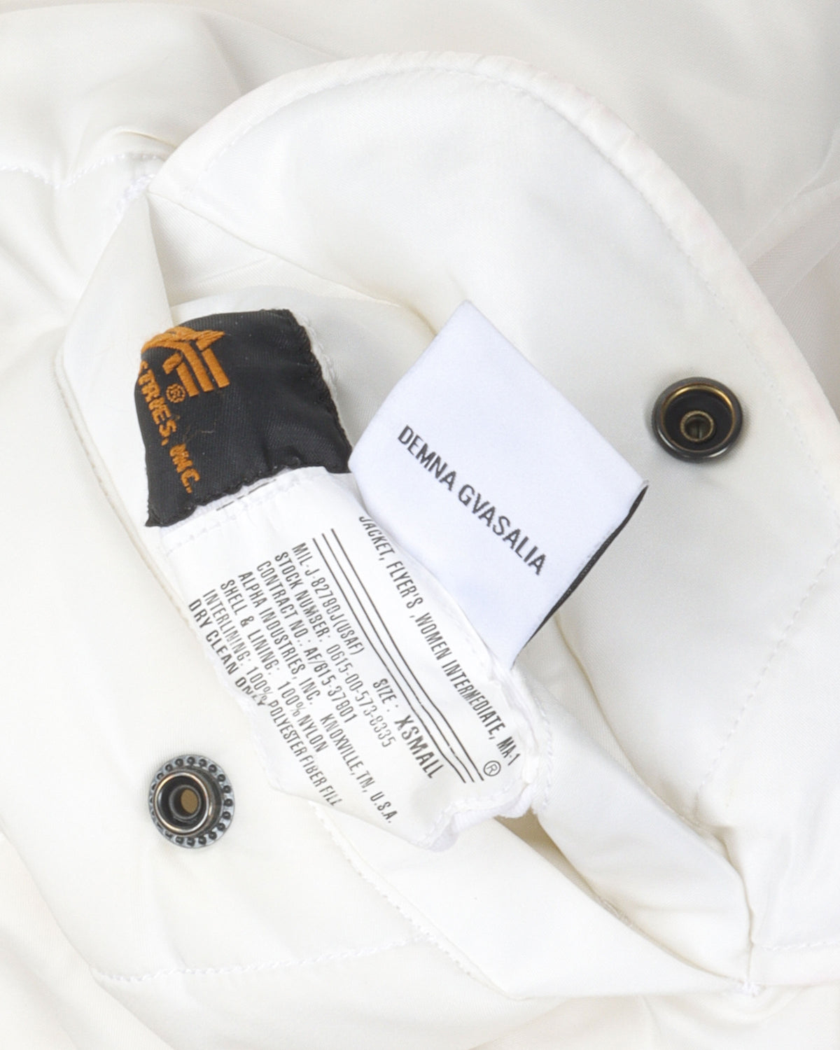 SS17 Alpha Industries Sleeveless Bomber Jacket Vest