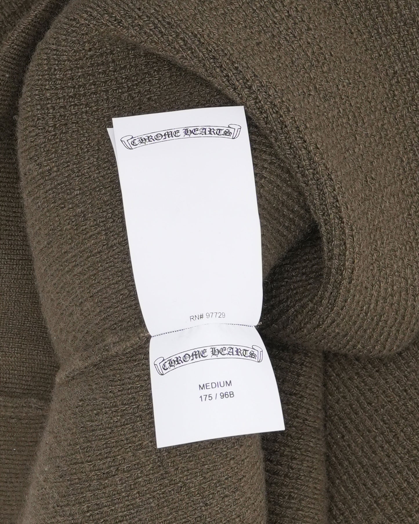 Cashmere Blend Vine Dagger Embroidered Sweater