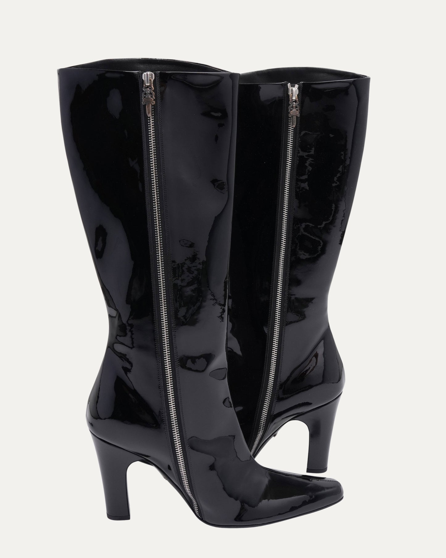 Patent Leather Dagger Embellished Sugar Jones Boots