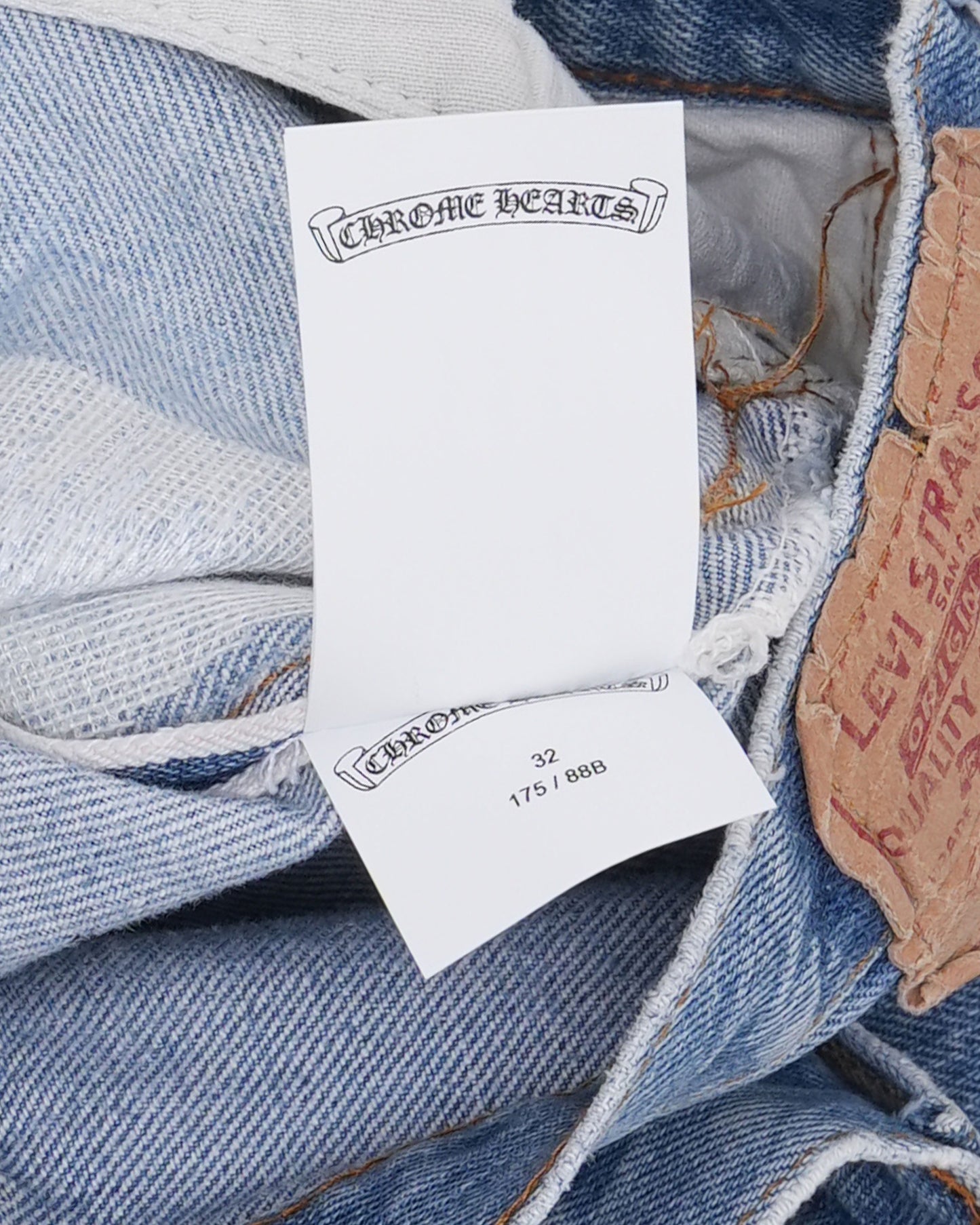 Levi's 501 Redline Cross Patch Jeans