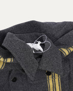 Oversized Yellow Stripped Wool Shirt