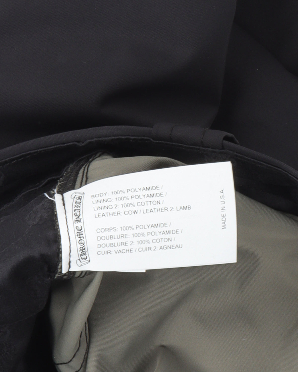 Leather Double Knee Nylon Carpenter Pants