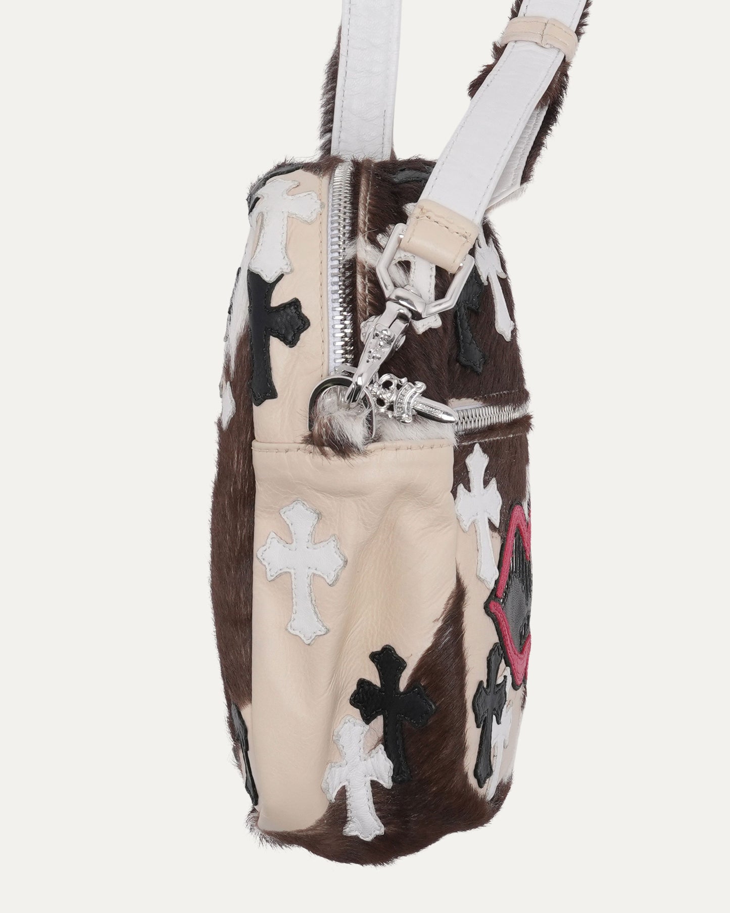 Matty Boy Cross Patch Chomper Cow Hide Taka Bag