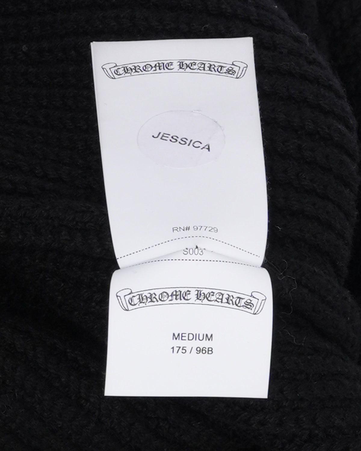 Cashmere Cross Patch Sweater