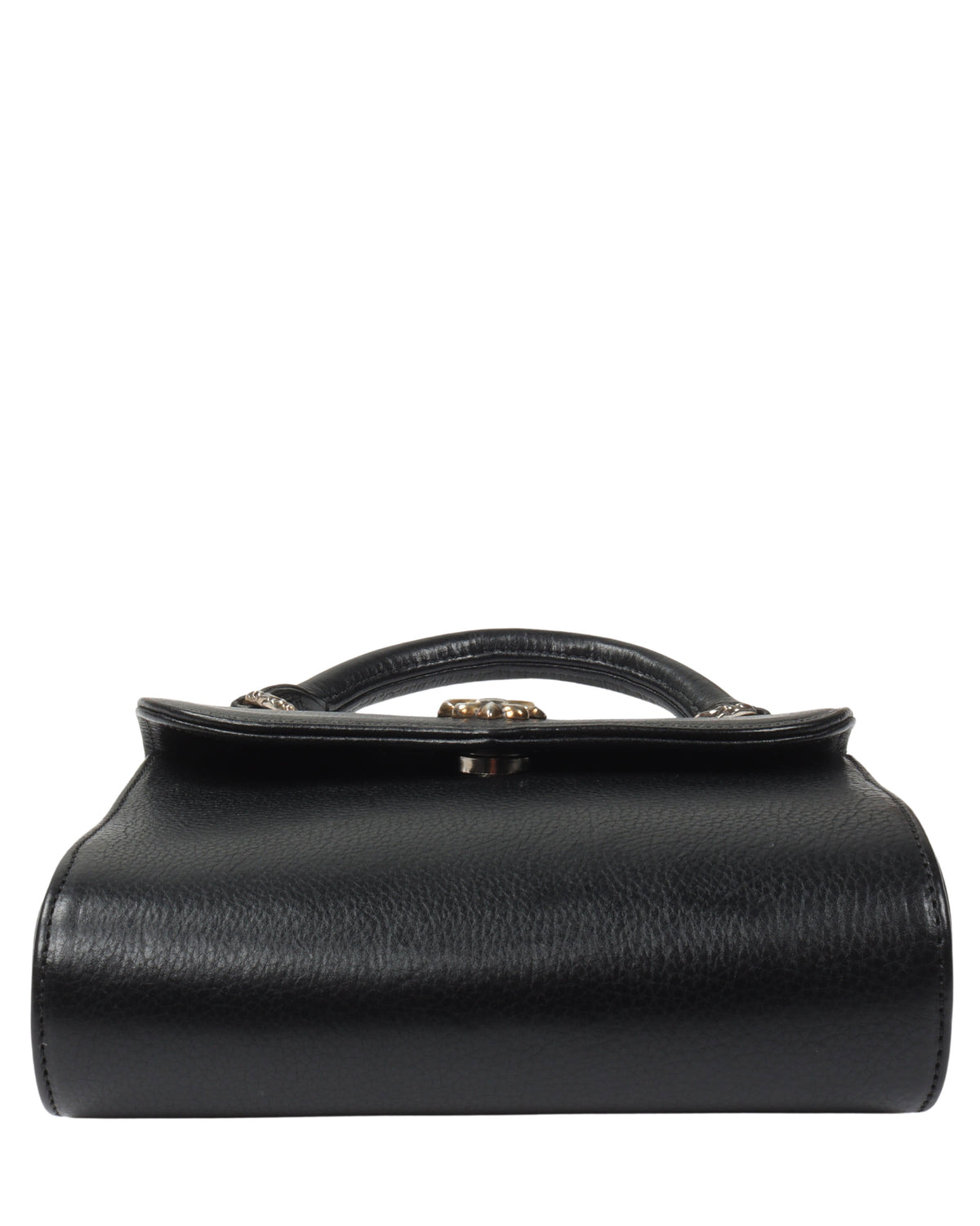 Leather Fleur de Lis Mini Bag