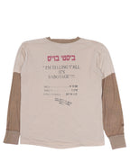 Wu-Tang Clan Beastie Boys Repaired Reversible Long Sleeve T-Shirt