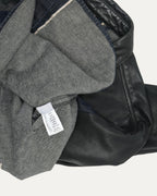 Leather and Denim Shirt