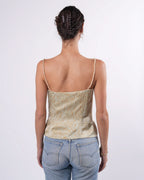 SS 2011 Pearl Print Top with Pearl Straps
