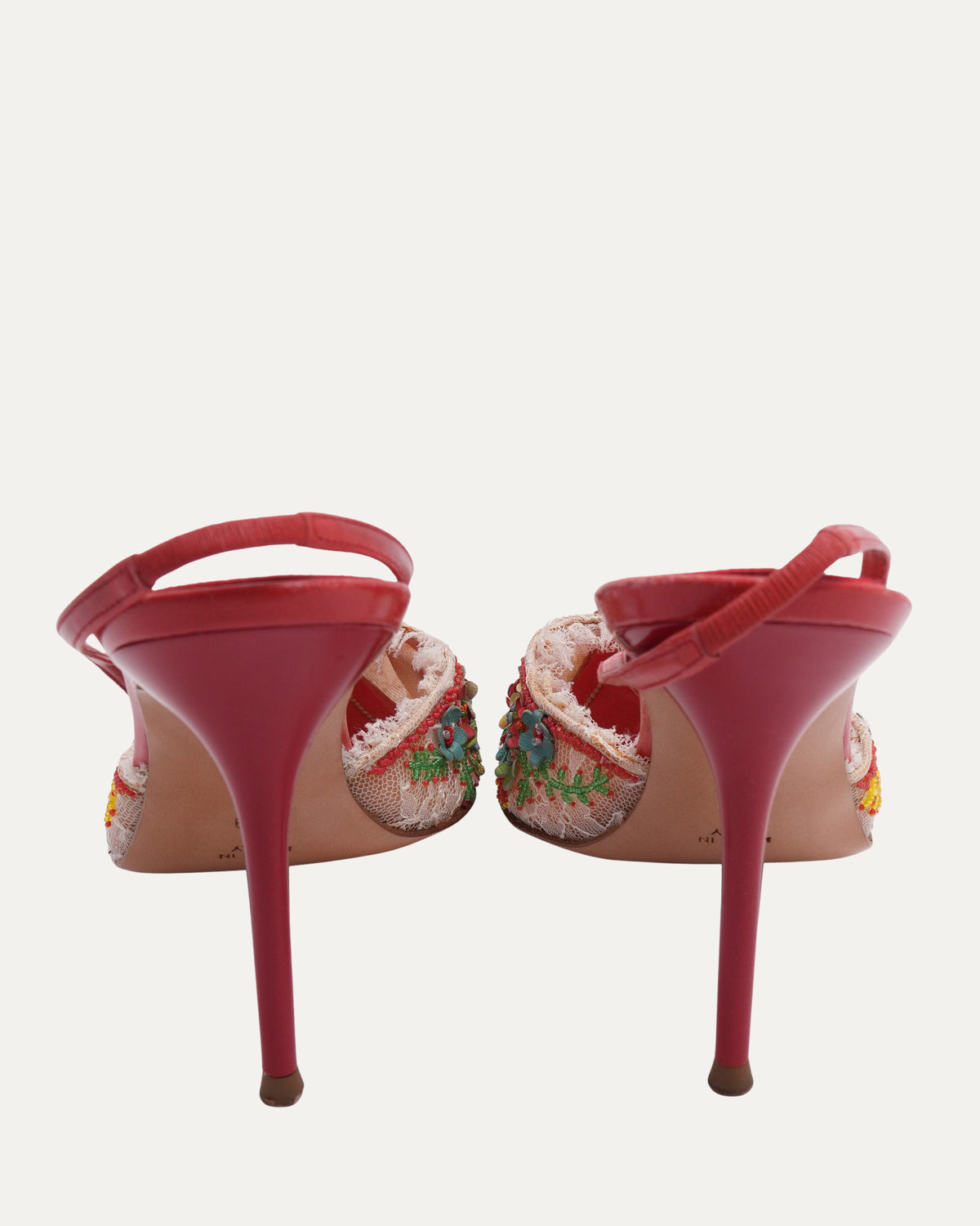 Vintage Floral Heels
