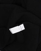 Pony Hair Cross Patch Hooded Cardigan