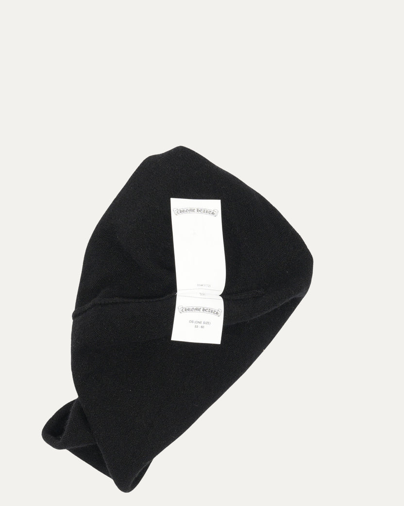 Cross Patch Cashmere Beanie