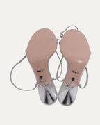Metallic Braided Heeled Sandals