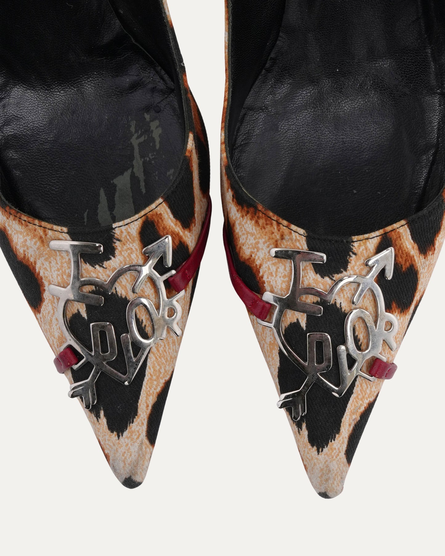 FW 2004 "I Love Dior" Leopard Heels