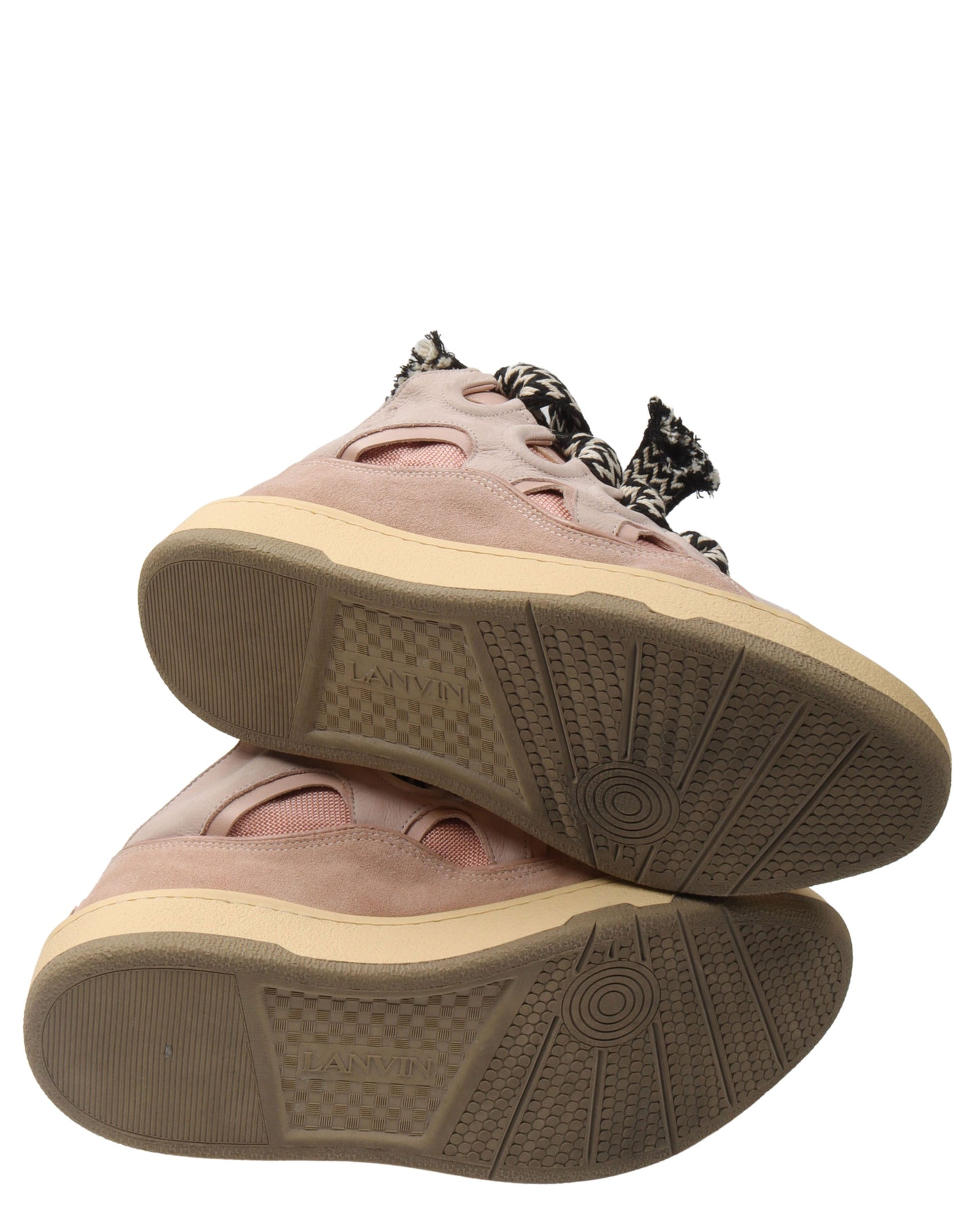 Leather Curb Sneakers