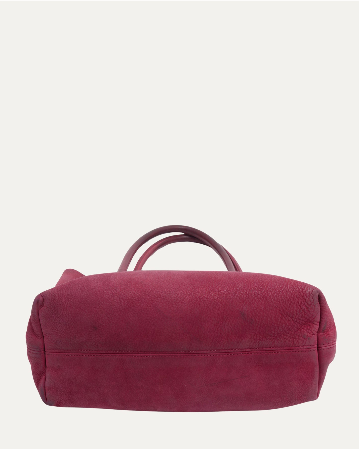 Cross Patch Leather Tote Bag