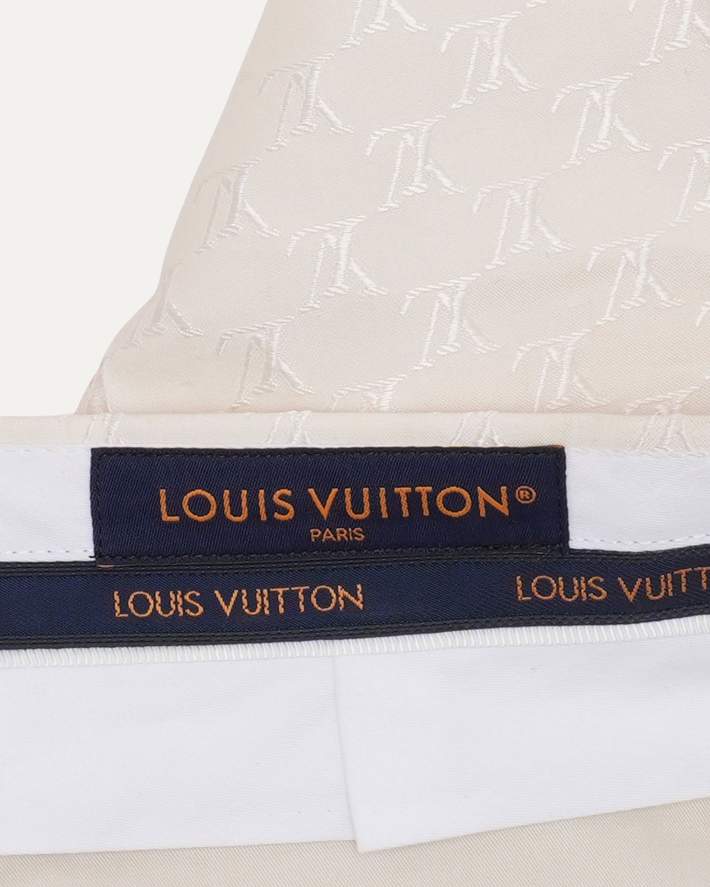 Monogram Double Breasted Silk Blend Suit