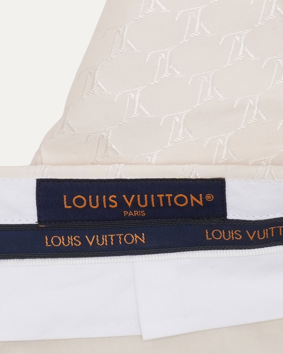 Monogram Double Breasted Silk Blend Suit
