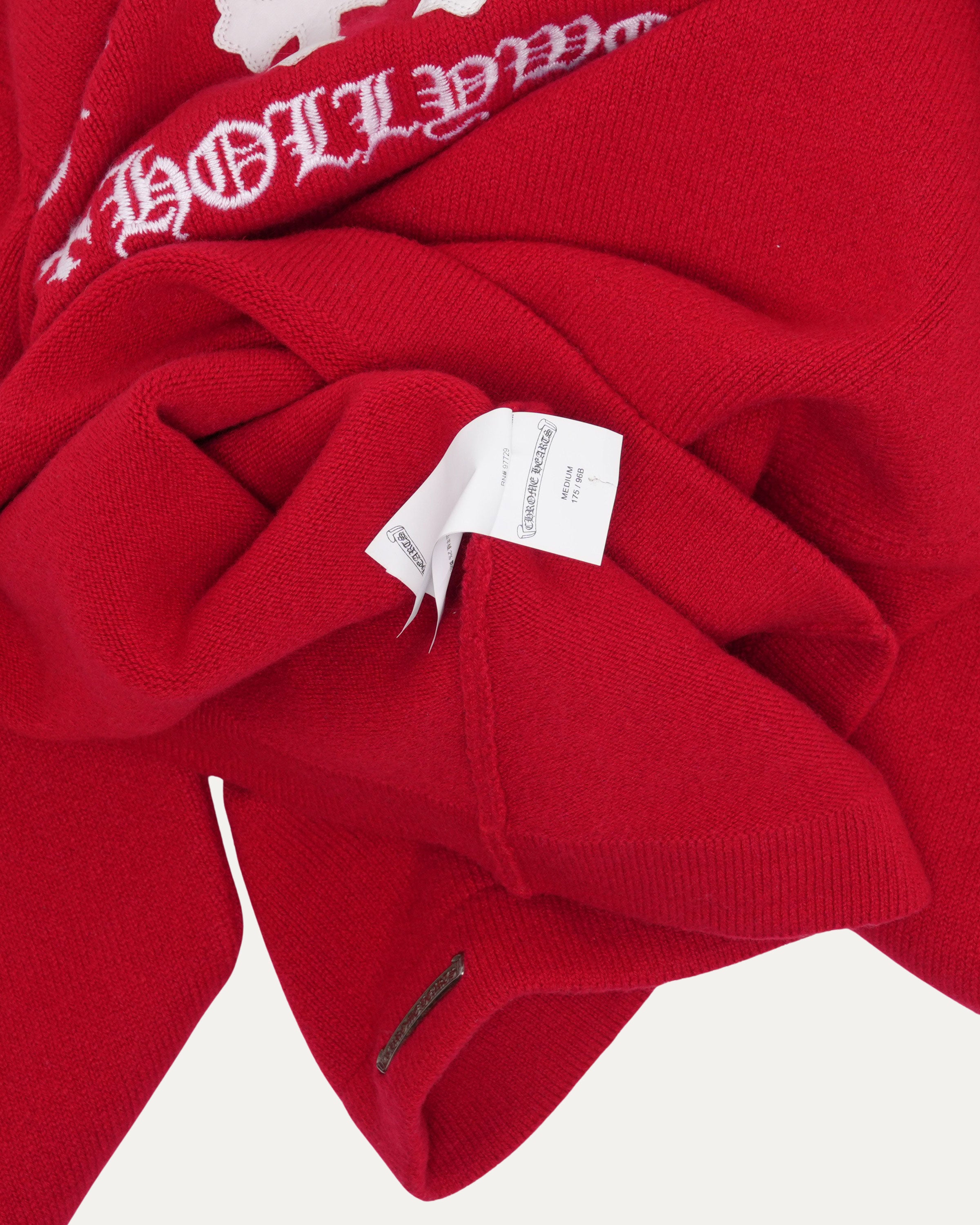Chrome Hearts Cemetery Cross Patch Cashmere Blend Sweater – Justin