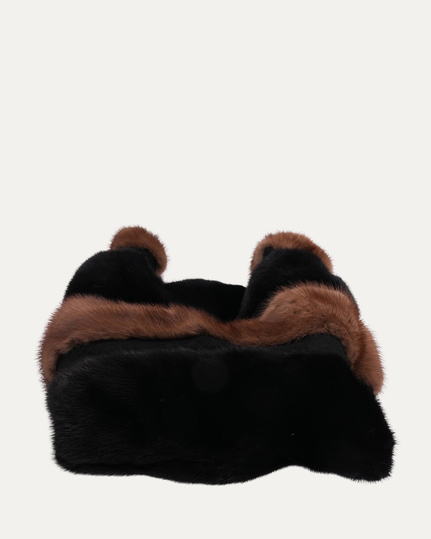 Dagger Embellished Fur Tote Bag