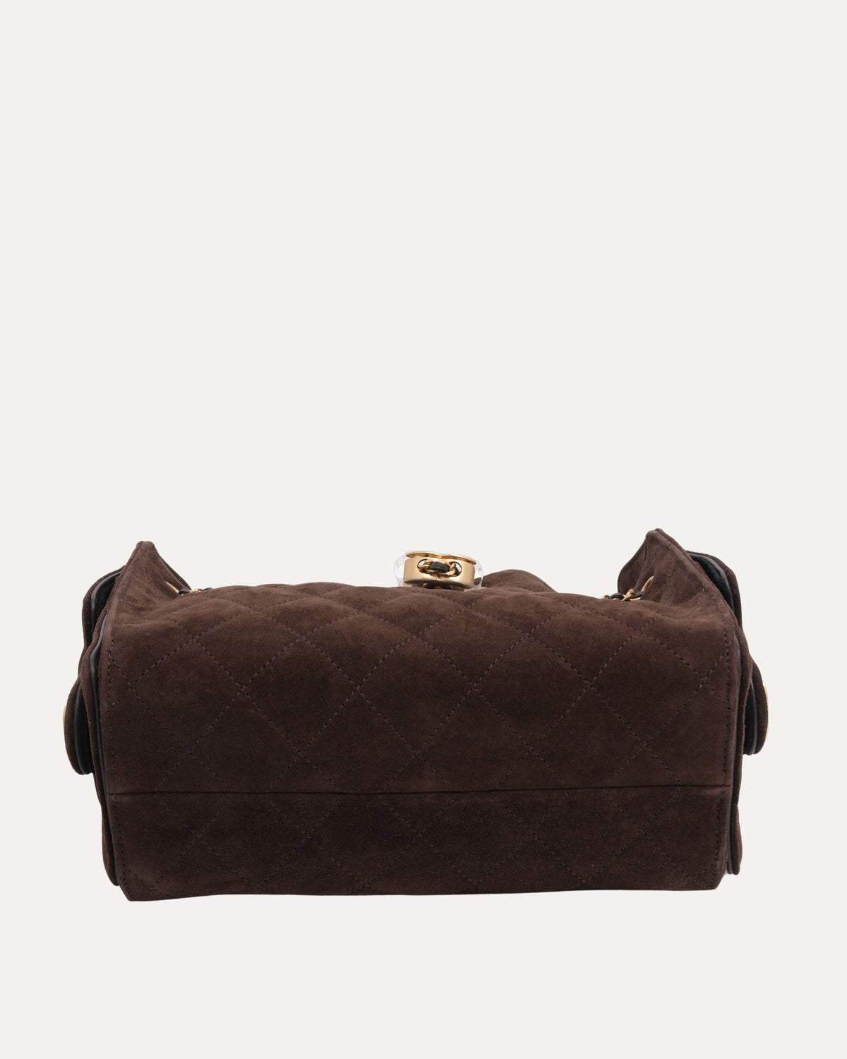 Suede Leather Quilted Mini 25 Hobo Bag