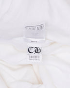 Metallic Print Vertical Logo Hoodie